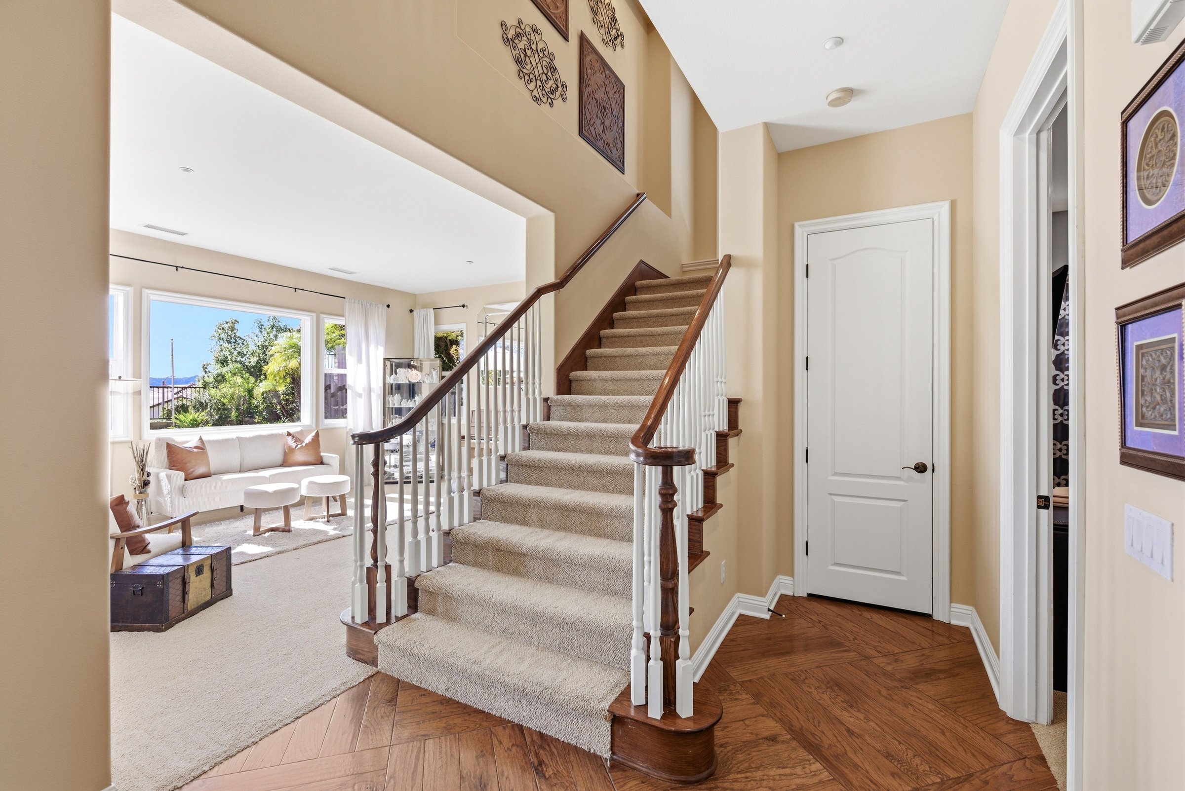 Wood staircase