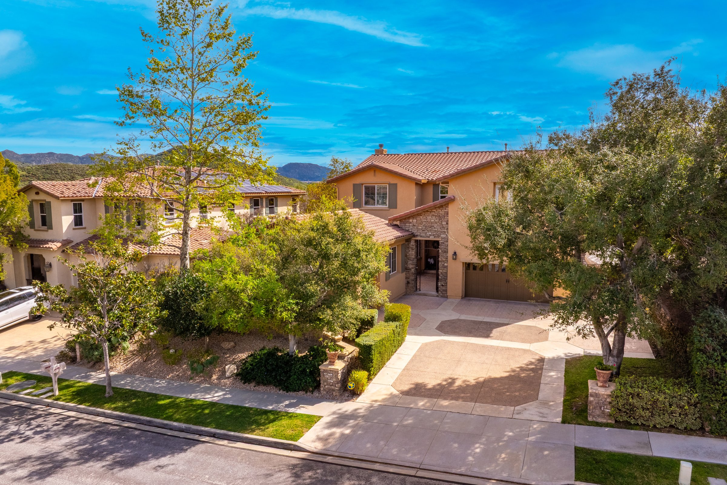Aerial view showing Encantada neighborhood
